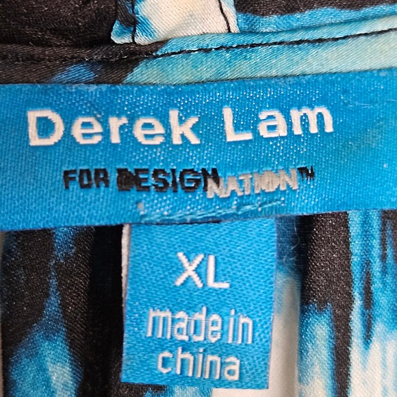 Derek Lam for Design Nation Women's Faux Wrap Bubble Hem Mini Dress Size XL - Picture 5 of 13